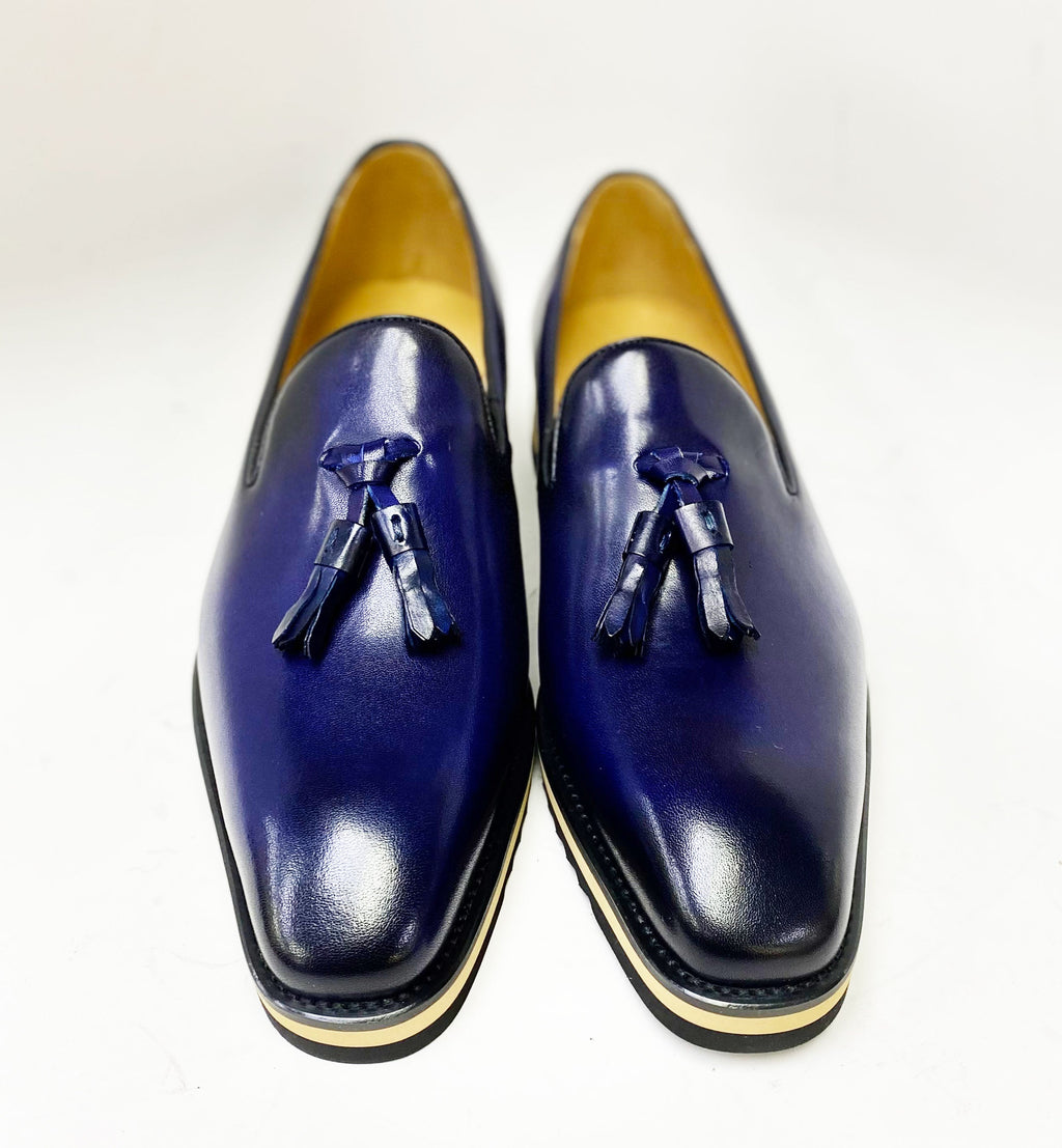 Maurice Calfskin Loafer - Navy