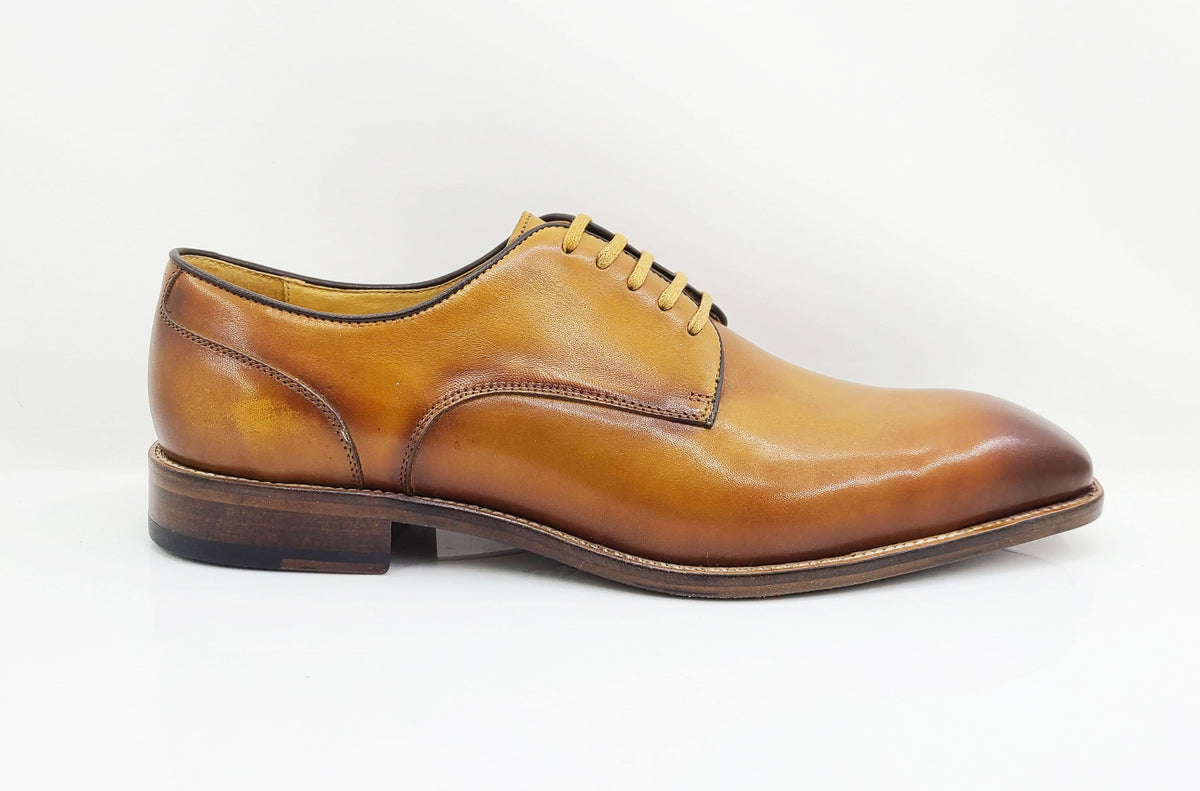 Carrucci Derby Calfskin - Cognac