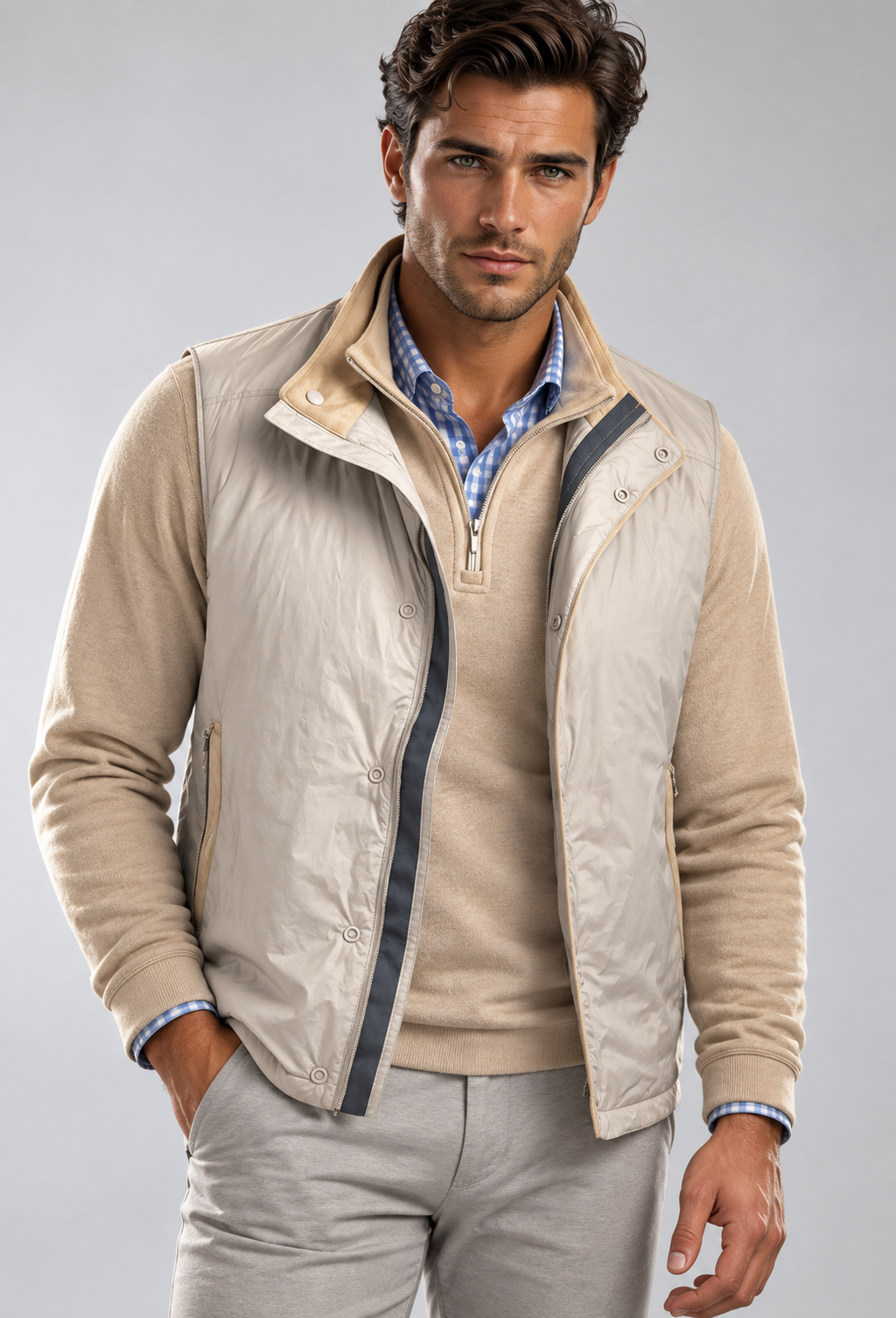 Buki Tech Vest - Silver Grey