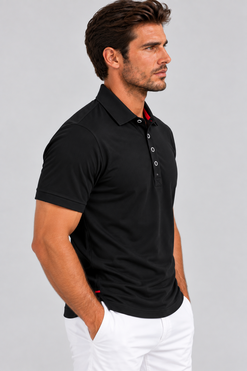 Buki Cinqo Polo - Black