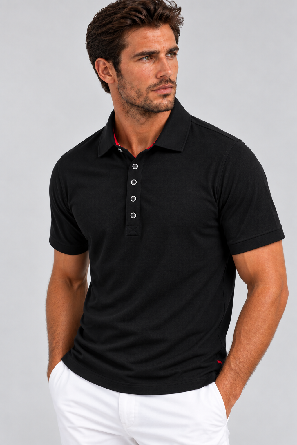 Buki Cinqo Polo - Black