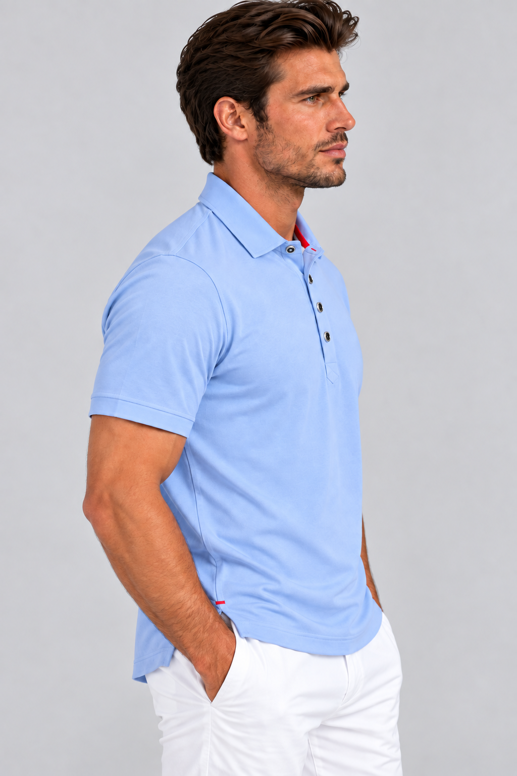 Buki Cinqo Polo - Cool Blue