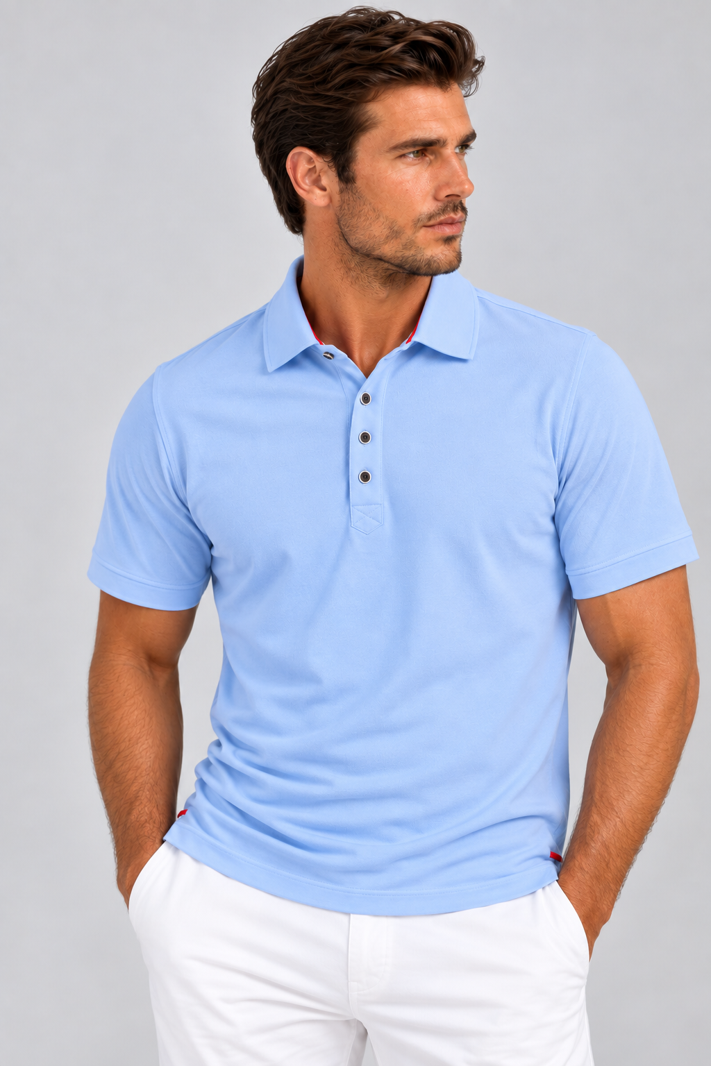 Buki Cinqo Polo - Cool Blue