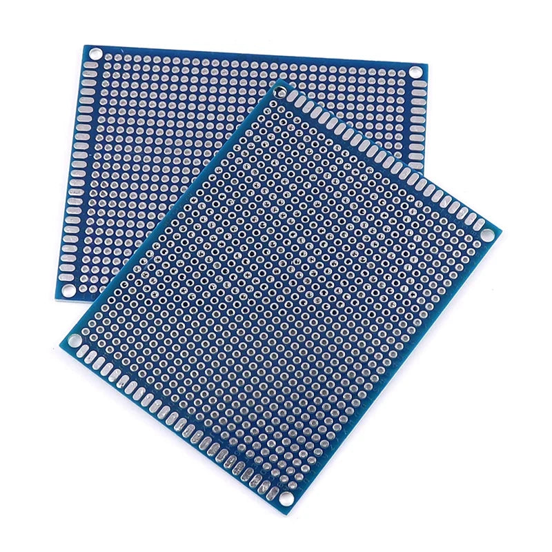 5/10PCS PCB Board Prototype Board Blue 2x8/3x7/4x6/5x7/7x9cm Double Sided Circuit Boards For DIY Soldering Project-3