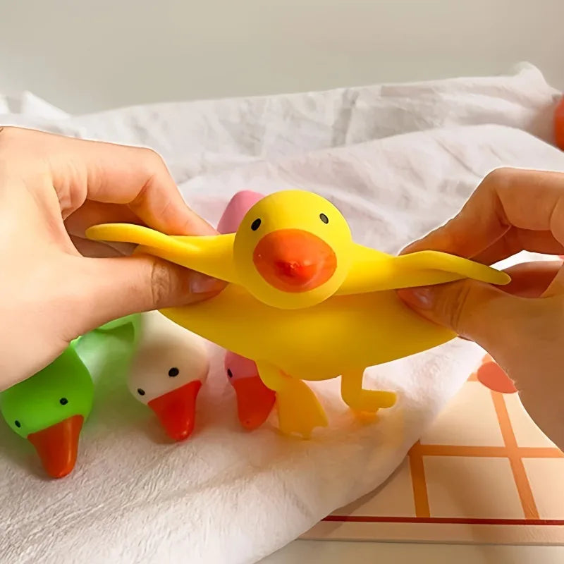 Squishy Antistress Duck Fidgets Toys Cute Goose Animals Vent Toys for Kids Adults Decompression Stretch Toys Friends Best Gift-3