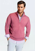 Voey Quarter Zip Sweatshirt - Wine