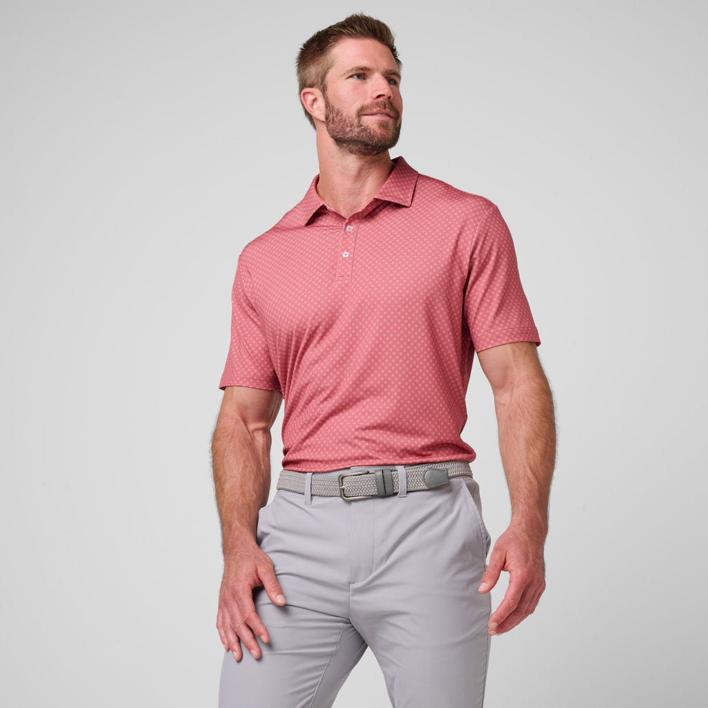 Athletic Tech Printed Polo