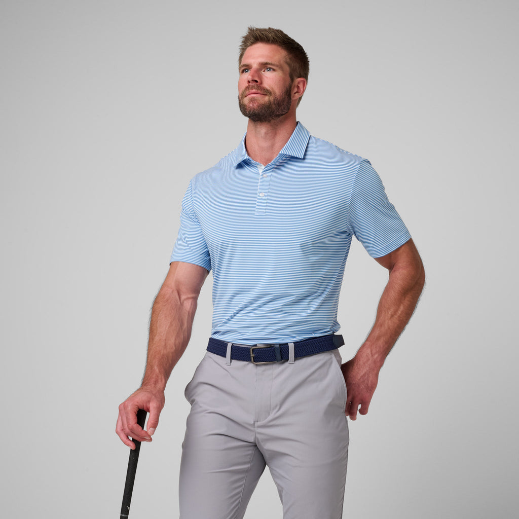 Athletic Tech Stripe Polo