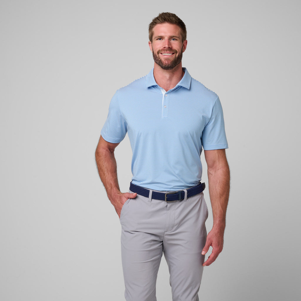 Athletic Tech Stripe Polo