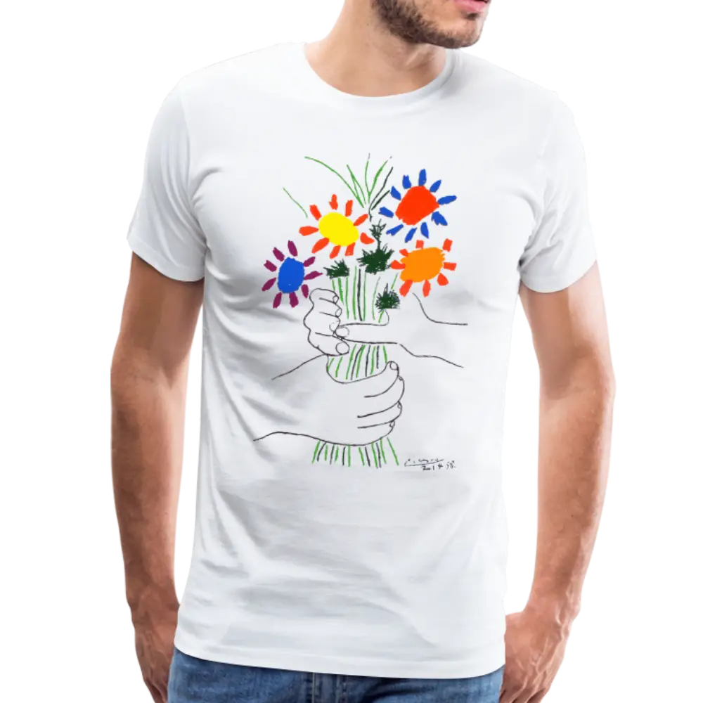 Pablo Picasso Bouquet of Peace 1958 artwork t-shirt-1