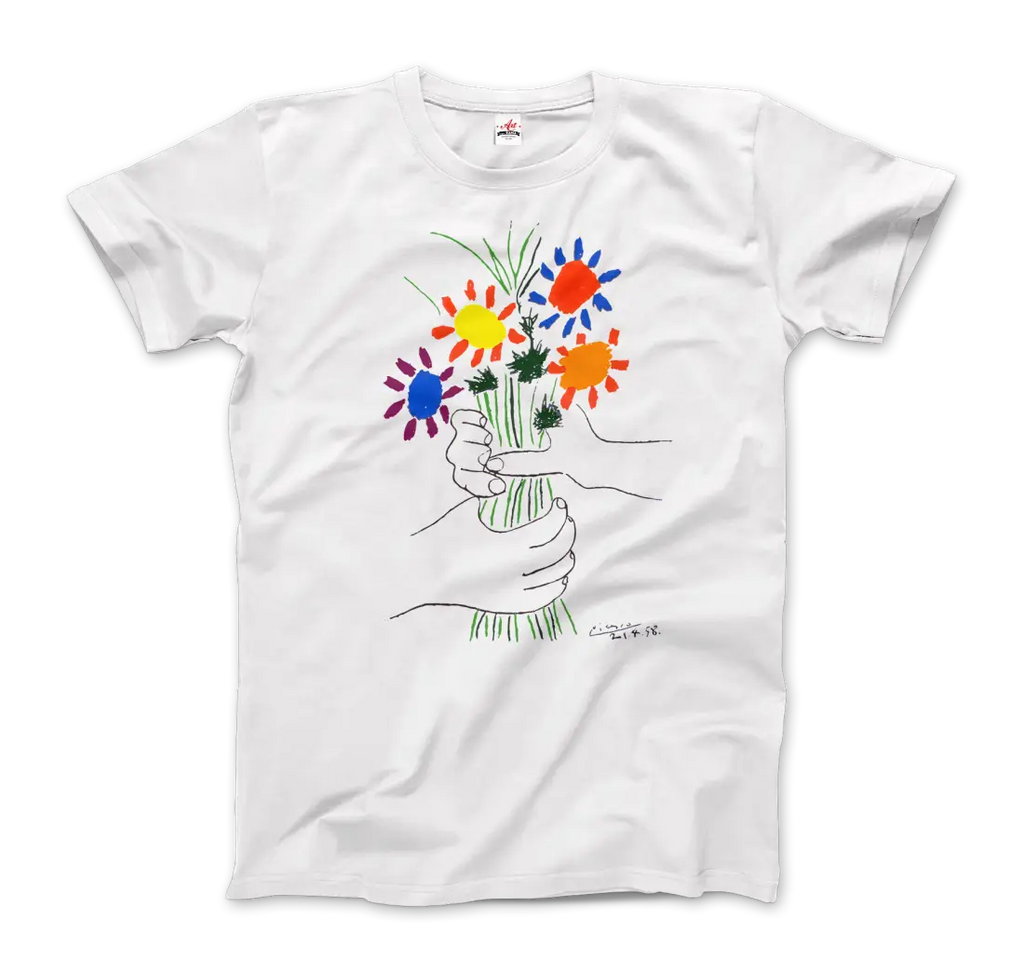 Pablo Picasso Bouquet of Peace 1958 artwork t-shirt-0
