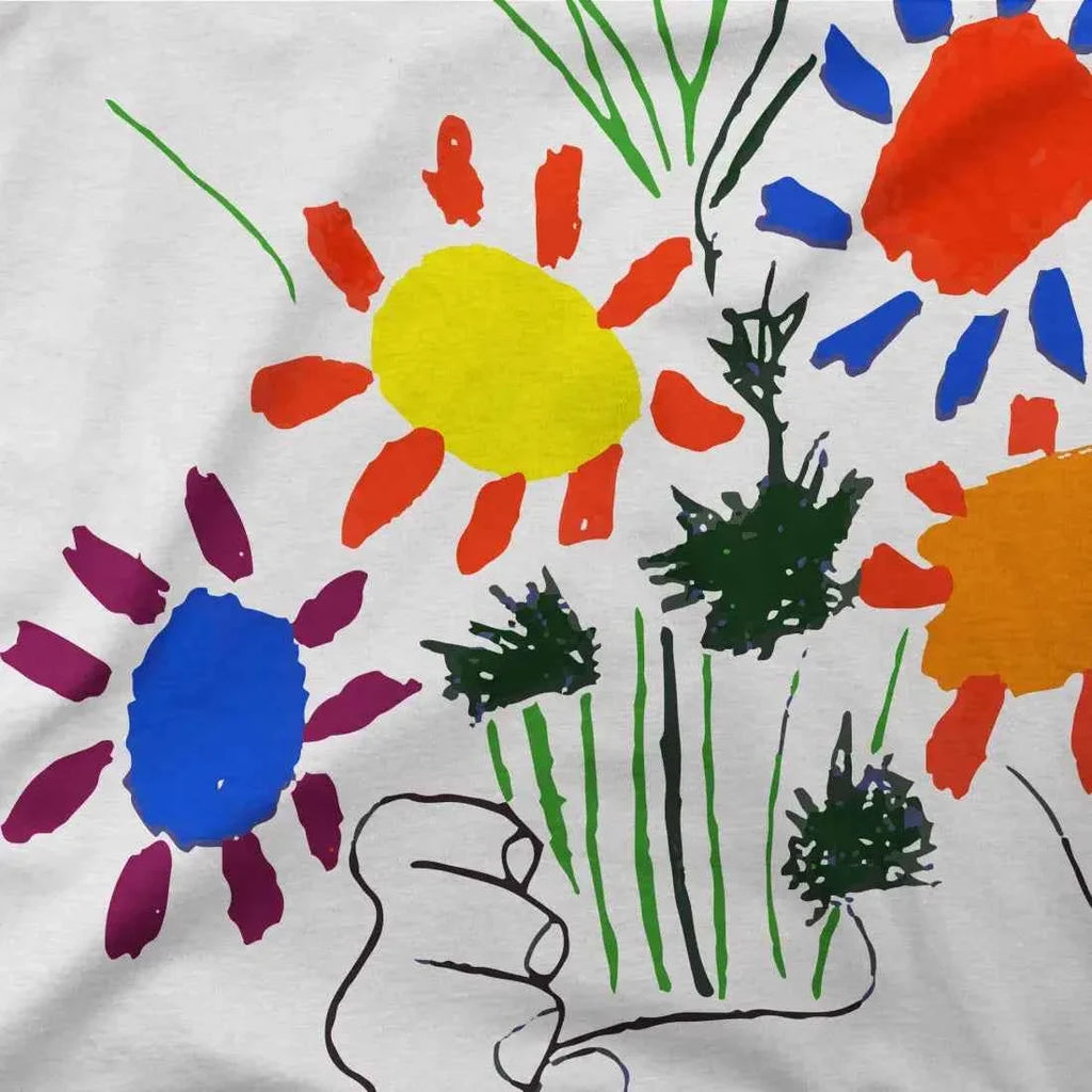 Pablo Picasso Bouquet of Peace 1958 artwork t-shirt-4