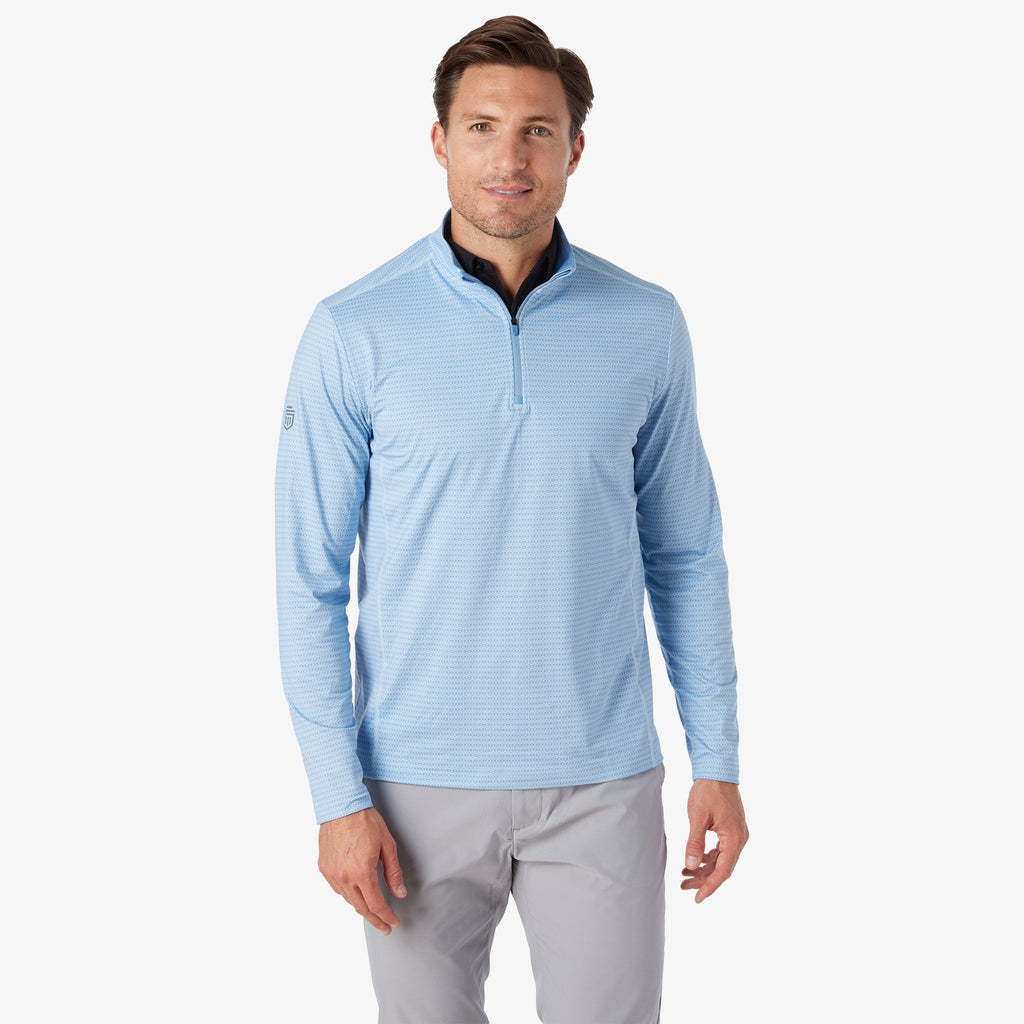 Printed Core Tech Quarter Zip